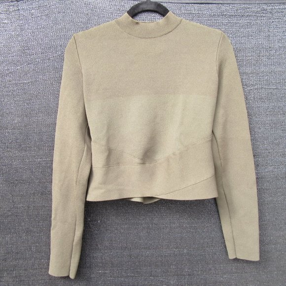 Rachel R. Roy Loves Military Green Lattice Back Sweater Size XL - Picture 2 of 9